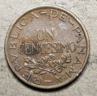 1935 Panama Un Centesimo - Bronze Coin - Km  14 - Key Date - Only 200k Minted
