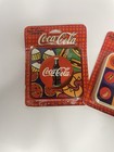 Coca-cola Deco Plastic Coasters Lot Of 3 Sets  12 Coasters  Open Box