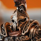 Spartan Warrior Figure  Magnetic Metal Toy  Handcrafted Collectible  Ideal Gift