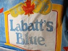 Vintage 55  Large Size Labatts Blue Canadian Beer Classic Logo Beach Towel
