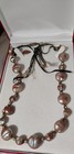 A Rare Piece Of Antique Victorian History  Unusual Saphiret Bead Necklace  read 