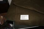 Nos Usgi 66 X 90   Wool Bed Blanket Olive Green 7210-00-715-7985