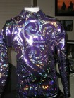 Purple  Western Show Shirt   Horsemanship  Rodeo   Leadline  Girl Xs S M L Xl