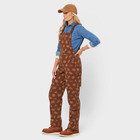 Duluth Women s Heirloom Gardening Bib Overalls Dark Roast Western Charm  New Wt