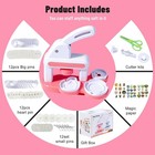 Button Maker Machine With 2 Sizes  80pcs Diy Badge Maker   Pin Maker Machine Kit