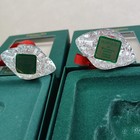 Vintage Marquis Waterford Galway Irish Crystal Christmas Ornaments Tree Snowman