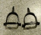 1960 s-70 s Marx Johnny West General Custer Maddox Pair Of Spurs Nice Cond