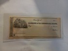 1830s Chemical Bank Blank Cashier s Check New York With Engraved Logo - Scarce