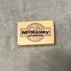 Denali National Park Hotel Mckinley Chalets Alaska Vintage Matchbox B100
