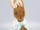 Eden Beatrix Potter Mrs Rabbit Stuffed Animal Plush Brown Bunny Usa 14  Vintage