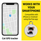Cat Gps Bluetooth Tracker Collar Tag Anti-lost Locator For Iphone Android