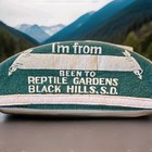 Vintage Mt Rushmore Wool Souvenir Cap  South Dakota Reptile Farm Black Hills