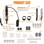 Us Remote Reservoir Rear Suspensions Shock Fit For Harley Touring Road Glide 14 