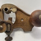 Vintage Stanley 71 Router Plane Made In Usa With Depth Gauge Tool Woodworking 