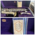 Vintage Conn Chu Berry New Wonder Ii Silver Alto Saxophone Excellent Complete  