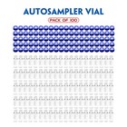 100x 2ml Vials Screw Ptfe silicone Caps 9-425 Hplc Gc For Agilent Waters Varian