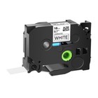 5pk Compatible Tz241 Tze241 Black On White Label Tape For Brother Pt-550 18mm