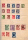 1 017 Stamps   1890-1930   40  Countries   Temp Album   25  Mint  75  Used   Exc
