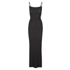 Skims Soft Lounge Long Slip Dress In Onyx - Size Xs Small - New With Tags