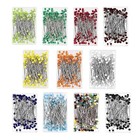 Sewing Pins 100pcs Glass Head 38mm Dressmaking Quilting Pearl Head Pins Box