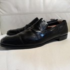 Rare Prada Men   s Shoes  Size Us 13 Black Calf Leather Made In Italy