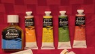 Vintage Winsor   Newton   Lefranc Oil Paint Lot Artisan Winton Flake White