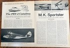 Original 1970 Pitts S-2 Big Stinker Aviation Print Bjorn Karlstrom Magazine Art