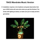 Brickbling Led Light Kit For Harry Potter Mandrake Lego 76433