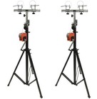 Two 14  Crank Up Stands With Three 6 56  Square Aluminum Truss Segments Package