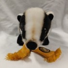 Harry Potter Hufflepuff Badger Plush Wizarding World Universal Studios W scarf 