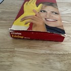 Vintage Playtex Living Gloves Yellow Size Large Made In Usa Almay Box Only