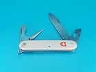 Wenger Soldat Standard Issue Silver Alox Old Cross Swiss Army Knife  1996
