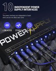 Donner 11 Port Guitar Effects Pedal Power Supply   Cable 500 Ma 9v 12v 18v