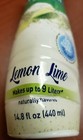 Sodastream  Lemon Lime- 14 8 Fl Oz - 23 Servs - 60 Cal Per Serving - Exp 2 2027