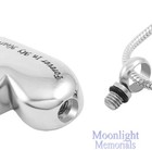 New Brother Forever In My Heart Cremation Urn Keepsake Ashes Memorial Necklace