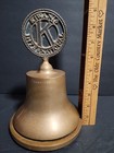 Kiwanis International Solid Brass Call To Order Bell 9  Mulder 1962 Teaneck Nj