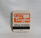 Vintage Matchbook Gray Drugfair Drug Store Pharmacy Advertising Matches