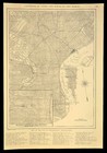 Vintage Philadelphia Map Antique Philadelphia City Street Map Wall Art