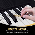 Piano Stickers For 49   61  76   88 Key Keyboards  