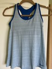 Nike  Dri Fit  Women   s Tank With Built In Bra Size Xs Blue Sky