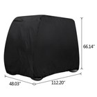 Waterproof Golf Cart Storage Cover 4 Passengers Fit For Ezgo Club Car Yamaha