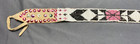 Vintage Handmade Sioux Native American Beaded Belt sash W leather Pieces 22   