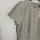 Vintage Ann Taylor Grey And Beige Houndstooth Sheath Dress Size 12 New With Tags