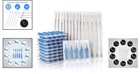 100pcs Disposable Mixed Assorted Sterilized Tattoo Needles   Tips Set 5pcs Each