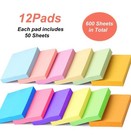 Post It Notes Pop-up  Sticky Notes  3x3 Inches  9 Pads  Bright Colors Self-st   