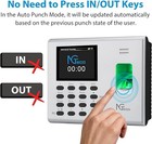 Fingerprint Time Clock For Small Business     Wifi Employee Attendance System