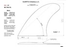 Cardiff Fin Co - Mr Twin Fin  - Fcs2 Base - Black - Full Fiberglass