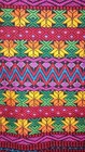 Vintage Guatemalan Foot   Hand Loomed Textile  Cotton Huipil Cloth  Decor  