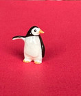 Vintage Hagen Renaker Miniature Penguin Papa Top Hat   Baby Standing Figurine