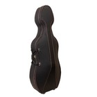 Light Travel Cello Case 4 4 - Wheels  Reflective Strips  Backpack Straps